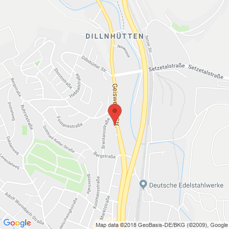 Kartenansicht Tankstelle