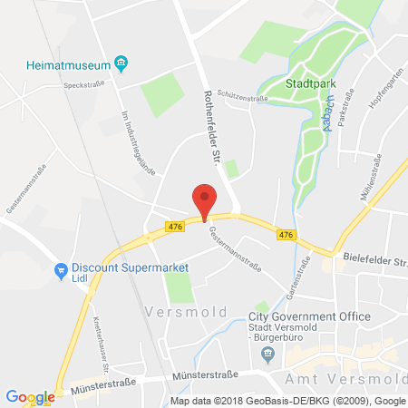 Kartenansicht Westfalen