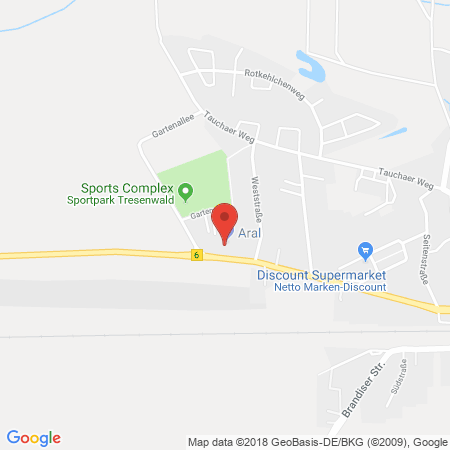 Kartenansicht ARAL
