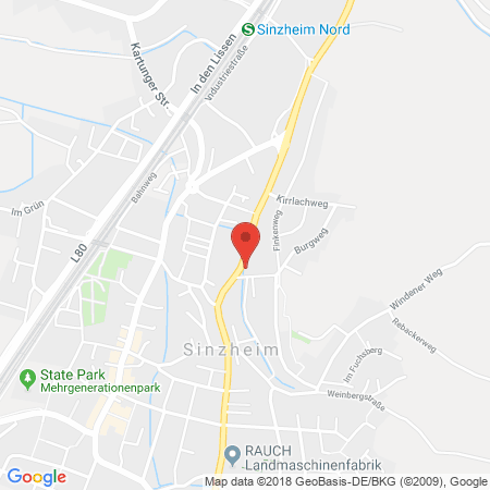 Kartenansicht Tankcenter