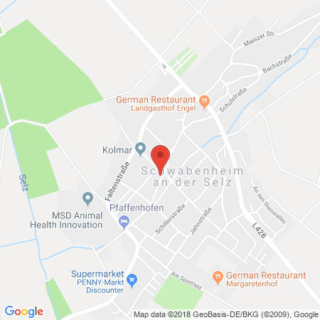 Kartenansicht BFT-Tankstelle