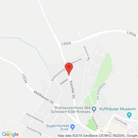 Kartenansicht Raiffeisen-Warenzentrale Kurhessen-Thüringen GmbH