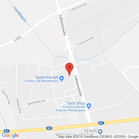 Kartenansicht Supermarkt-Tankstelle