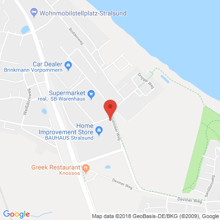 Kartenansicht Supermarkt-Tankstelle