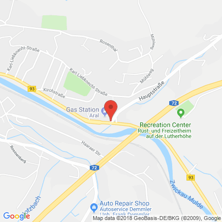 Kartenansicht ARAL