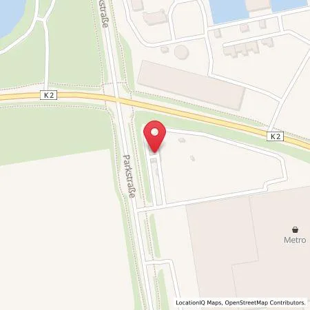 Karte Supermarkt-Tankstelle
