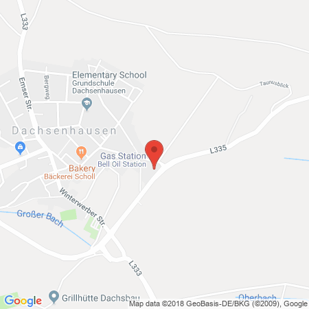 Kartenansicht BELL Oil