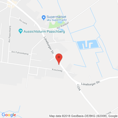 Kartenansicht Jantzon Tankstelle