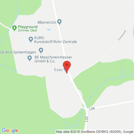 Kartenansicht ESSO