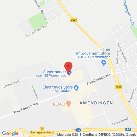 Kartenansicht Supermarkt-Tankstelle