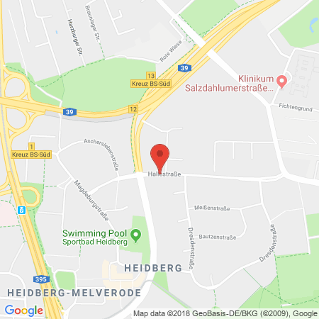 Kartenansicht Auto Center Braunschweig