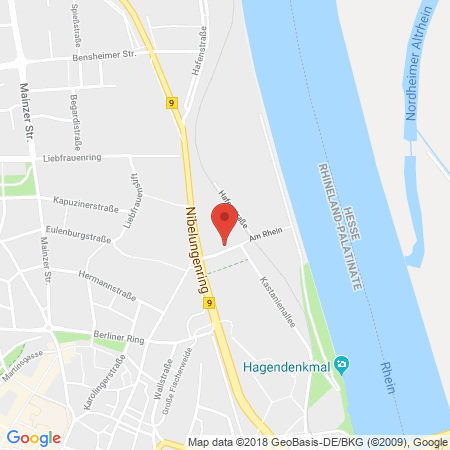 Kartenansicht Supermarkt-Tankstelle