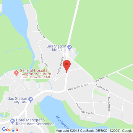 Kartenansicht Freie Tankstelle "Die Grüne", Sybille Weichert