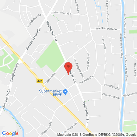 Kartenansicht Friedrich Gosink Freie Tankstelle