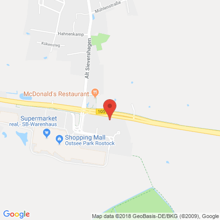 Kartenansicht Supermarkt-Tankstelle