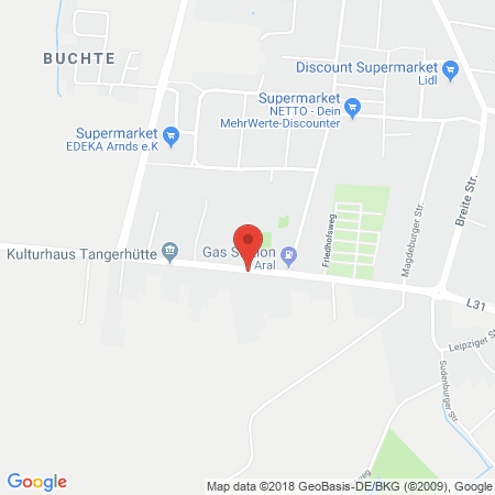 Kartenansicht ARAL