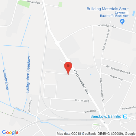 Kartenansicht Brandol Beeskow