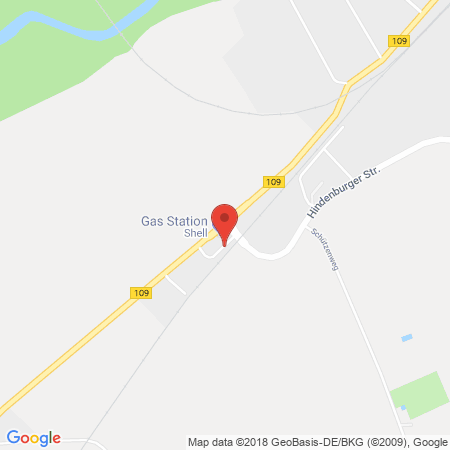 Kartenansicht Shell