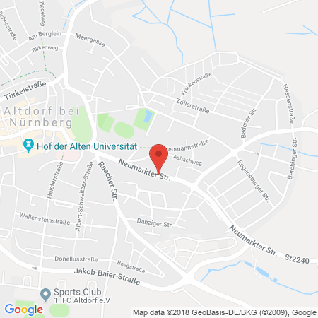 Kartenansicht AVIA Servicestation KAWE Service GmbH