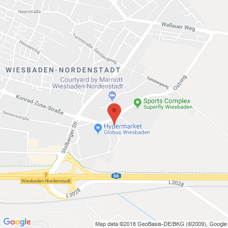 Kartenansicht Supermarkt-Tankstelle