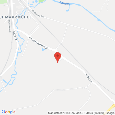 Kartenansicht AVIA, Bosch Service Uwe Linss