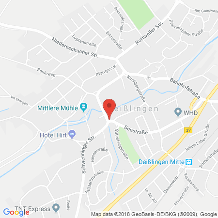 Kartenansicht Kfz-Werkstatt Neff