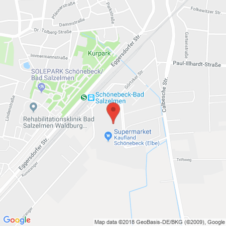 Kartenansicht Supermarkt