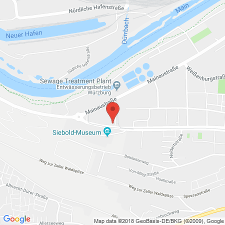 Kartenansicht Supermarkt-Tankstelle