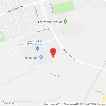 Kartenansicht Supermarkt-Tankstelle