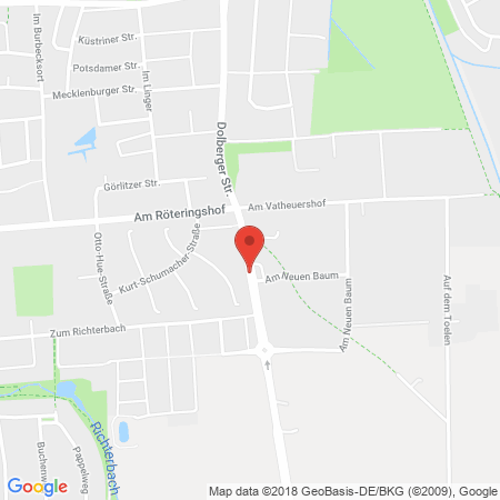 Kartenansicht AVIA Autoport Knippschild