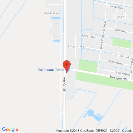 Kartenansicht Freie Tankstelle