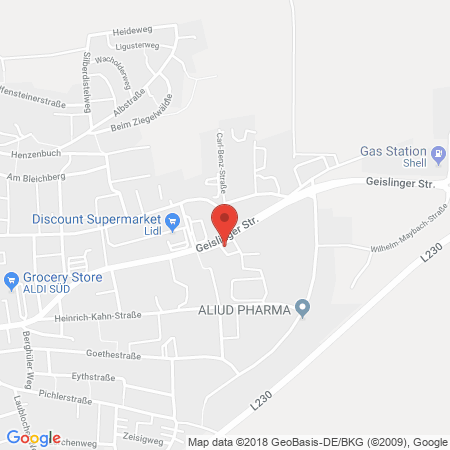 Kartenansicht Freie Tankstelle Mangold