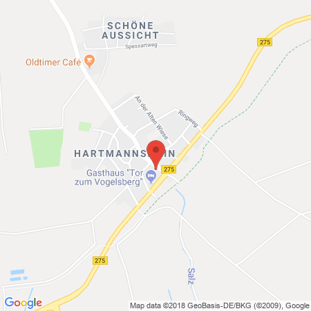 Kartenansicht TSW Tankstelle Werner