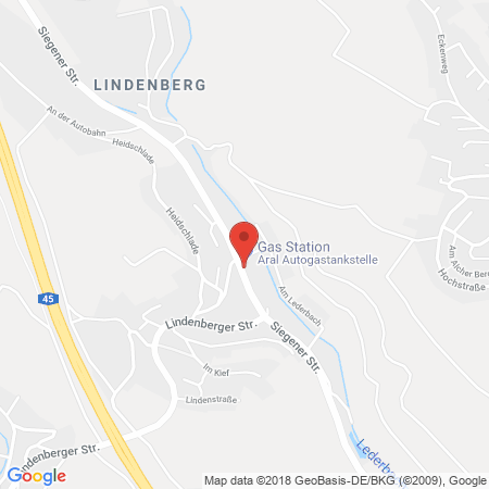 Kartenansicht ARAL