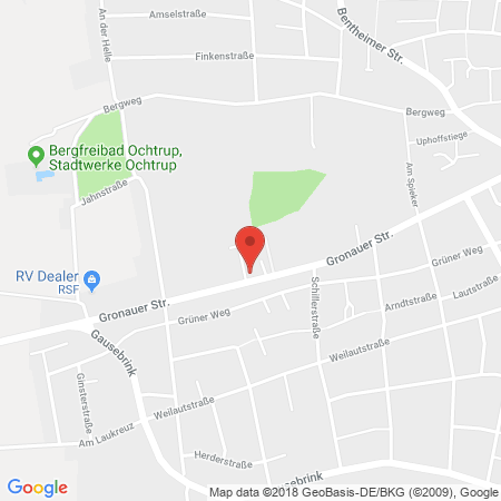 Kartenansicht Kemper Freie Tankstelle