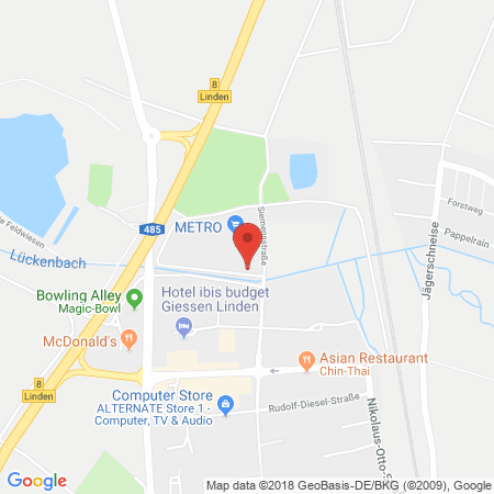 Kartenansicht Supermarkt-Tankstelle