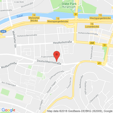 Kartenansicht Tankcenter