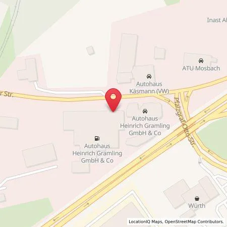 Karte Autohaus Hch. Gramling GmbH & Co.KG