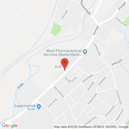 Kartenansicht ARAL