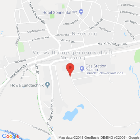 Kartenansicht Tankstelle Karl Daubner