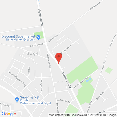 Kartenansicht Autohaus Bartels KG