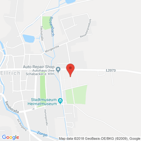 Kartenansicht Autohaus Uwe Schabacker e. Kfm.