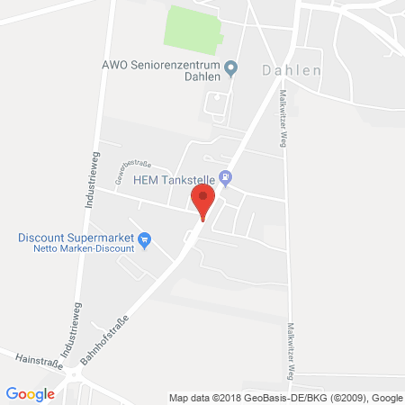 Kartenansicht BFT-Tankstelle