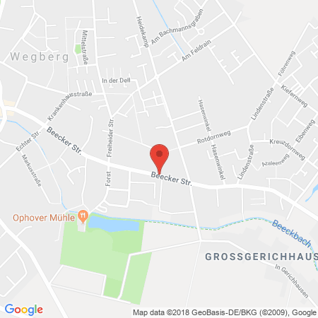 Kartenansicht Aral-Tankstelle Rex