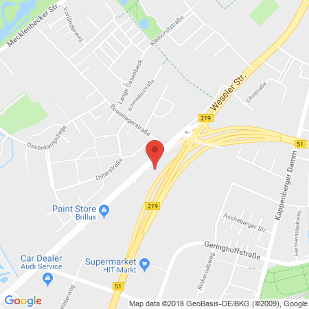 Kartenansicht Westfalen