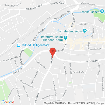 Kartenansicht Honsel Tankstelle