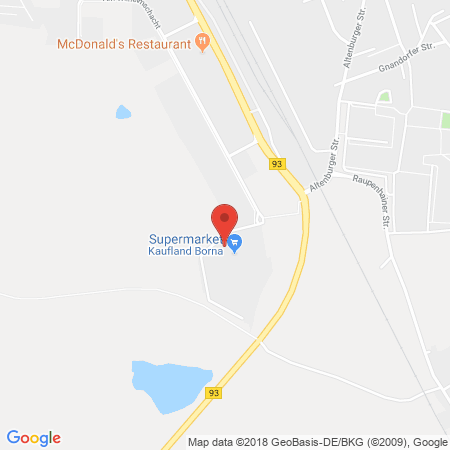 Kartenansicht Supermarkt