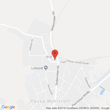 Kartenansicht ARAL