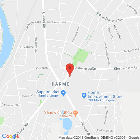 Kartenansicht Tankstelle