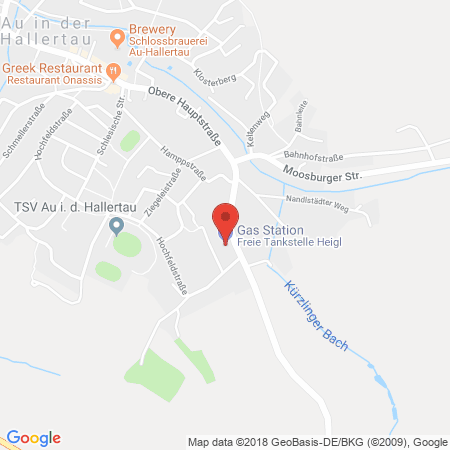 Kartenansicht freie Tankstelle